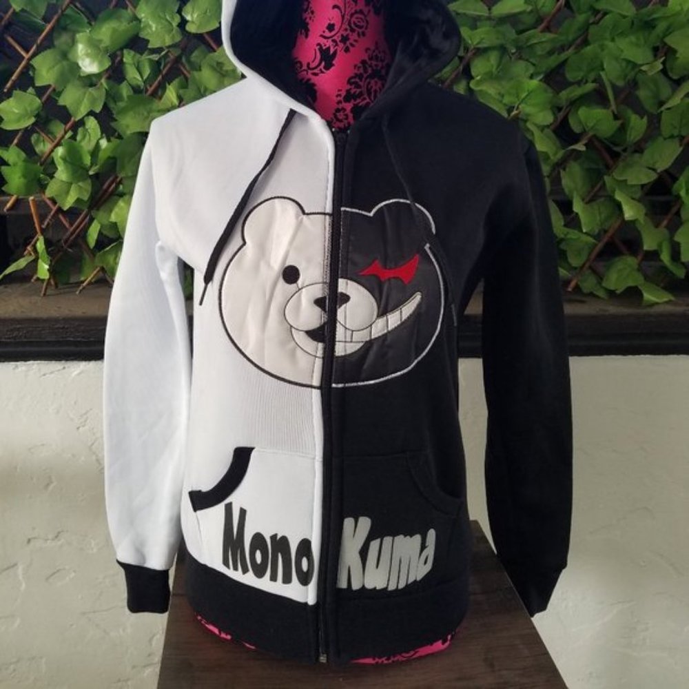 NEW Dangaronpa anime Monokuma hoodie